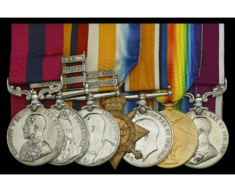 A Great War ‘Ypres 1915’ D.C.M. group of seven awarded to Acting Regimental Sergeant-Major C. Hopkins, Gloucestershire Regime