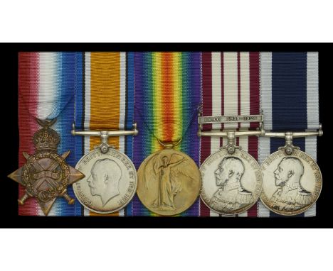 Five: Sick Berth Petty Officer Frederick Lee, Royal Navy  1914-15 Star (351612, F. Lee, S.B.S.2., R.N.); British War and Vict