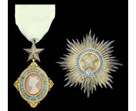 The Most Exalted Order of the Star of India, K.C.S.I., Knight Commander’s, set of insignia comprising neck badge (1st type, w