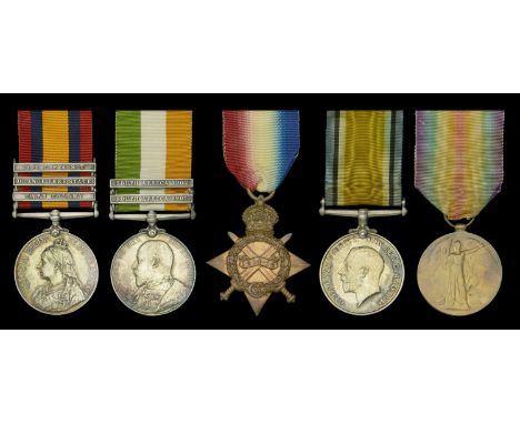 Five: Company Sergeant Major J. Tennant, 7th Battalion (1st British Columbia), Canadian Infantry, late Coldstream Guards, who