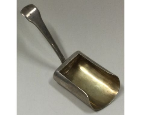 A silver caddy spoon. Birmingham 1809. By Samuel Pemberton. Approx. 11 grams. Est. £40 - £60.