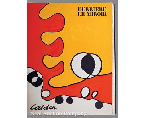 Alexander Calder (American, 1898-1976), "Fleches: Derriere le Miroir", Paris, Maeght, 1968, first edition, special issue numb