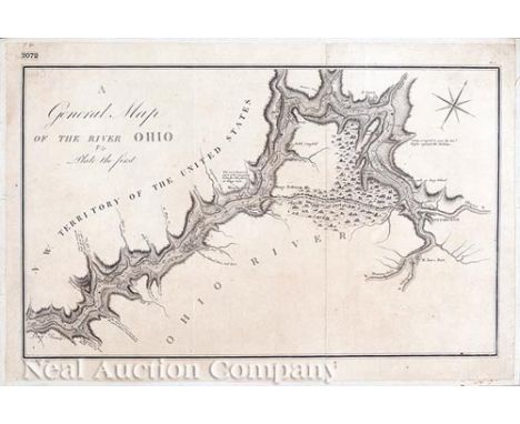 Collot, George Henri Victor (French, 1750-1805), "A General Map of the River Ohio, From its source to its mounth [sic]: conta