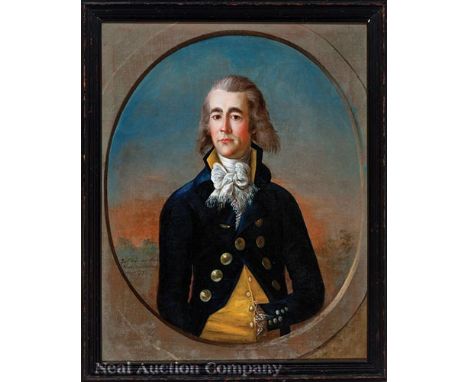 iron-b10003José Francisco Xavier de Salazar y Mendoza (Mexican/New Orleans, c. 1750-1802), "Portrait of Daniel William Coxe (