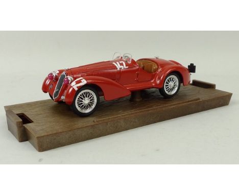 A quantity of Brumm scale models, comprising; an Alfa Romeo 2300, 1932, R138, an Alfa Romeo 8C2000B, 1938, R140, an Alfa Rome