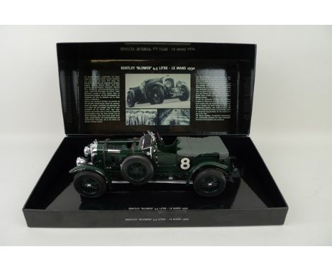 A Minichamps model of a Bentley 'Blower' 4.5litre Le Mans 1930, scale 1:18, mint and hinge boxed.