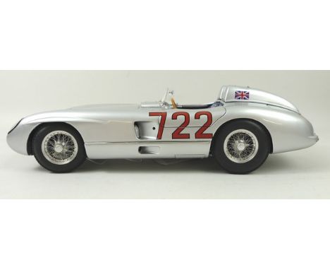 A CMC Mercedes-Benz 300 SLR (W196S), Mille Miglia Sieger 1955, scale 1:, mint and boxed.