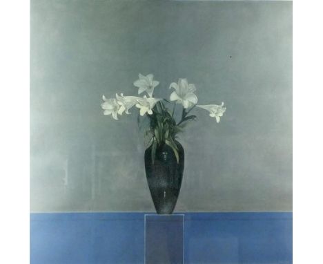 Bryan Organ (British, b.1935): Lillies in a vase, limited edition print 70/75, signed lower right.