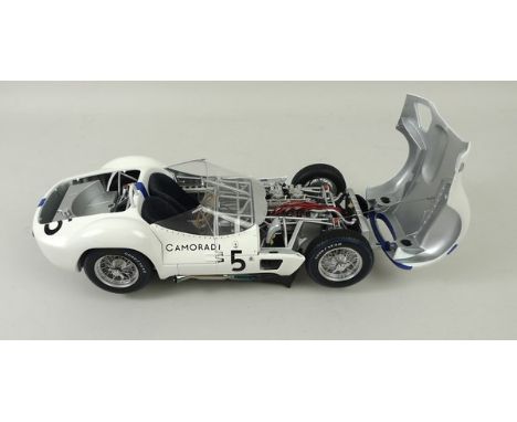 A Minichamps model of a Maserati Tipo 61, 1000km Nurburgring 1960, scale 1:18, mint and boxed.