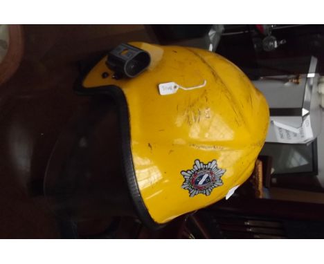 Merseyside Fire Service helmet 