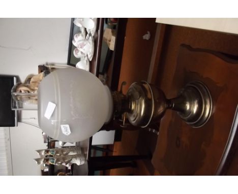 Brass oil lamp