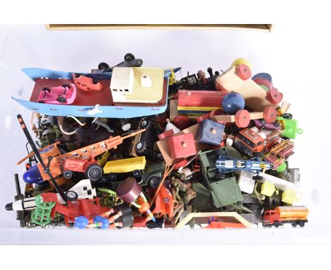 Large collection of Hong Kong and other countries Toys Figures Train Set Vehicles and other items including Merit,  various M