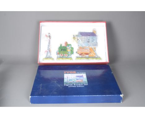 Robert Harrop Ivor The Engine &amp; The Signal Boxed Limited Edition Set, IVO2, in original box, E, box F