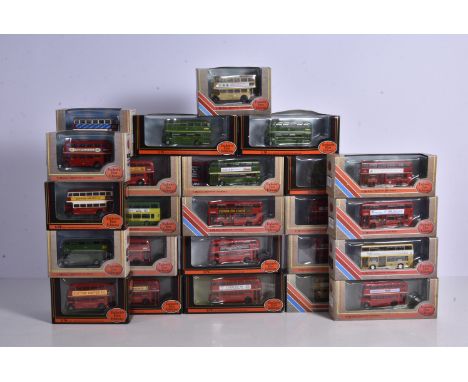 Exclusive First Editions Special Edition Vintage London Region Double Deck Buses, a boxed group of 1:76 scale models annivers