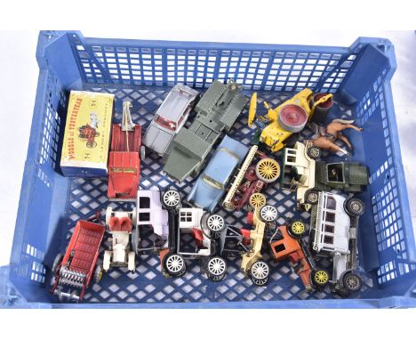 Post-war and Later Unboxed/Playworn Diecast Vehicles, a group of vintage and modern private, commercial and military vehicles