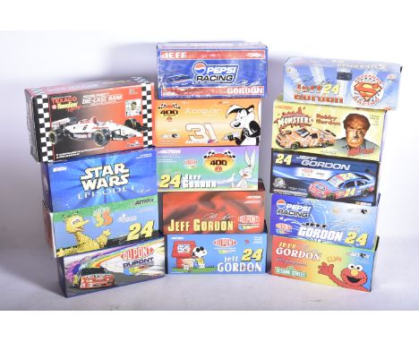 1:24 Scale American Stock Cars by Action Racing Collectibles, a boxed collection in various liveries includes, Jeff Gordon Mo