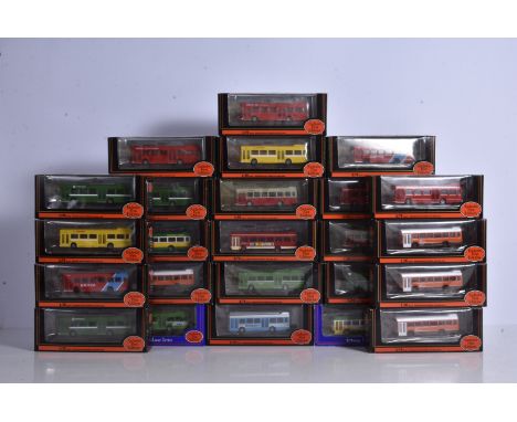 Exclusive First Editions Modern Regional Single Deck Buses and Coaches, a boxed collection of 1:76 scale models in various li