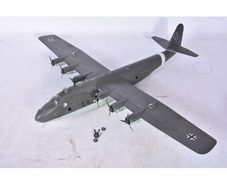 Revell and Italeri 1:72 Scale large German kitbuilt Airplanes Blohm and Voss BV 222 V-2  'Wiking' Flying Boat and Italeri Mes