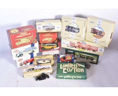 Modern Diecast Vehicles,  a boxed collection of vintage commercial and private vehicles, includes, Matchbox Dinky DYS-10 Merc