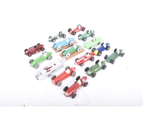 Post-war and Later Diecast and Resin Competition Models, a group of repainted/retouched racing and land speed models includes