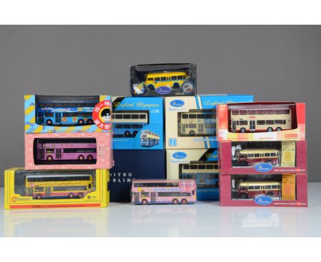Model Bus Evolution and Buses Model Co Far Eastern Buses, a boxed/cased group of 1:76 scale vintage and modern double and sin