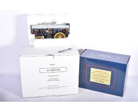 Midsummer Models Limited Edition Burrell Scenic Showman's Engine, a boxed (with outer box) MSM007 1:24 scale model Ex Mayor, 