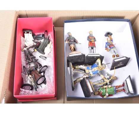 Royal Hampshire Historical English Figures and NLP Lord of the Rings Figures, RH, Edward 1, Alfred the Great, Henry V, Cavali