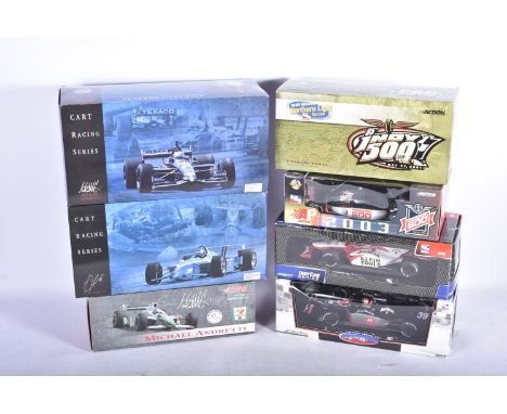 1: 18 Scale Diecast Indy Car Models, a boxed collection of limited edition models, comprising, Greenlight Collectibles 00418 