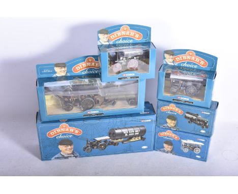 Corgi Dibnah's Choice, a boxed group of 1:50 scale limited edition models comprises CC20101 Fowler B6 with trailer and boiler