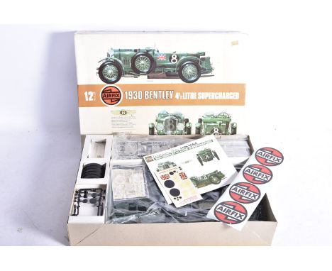 Airfix 1930 Bentley and Other Classics Car Kits, a boxed group of plastic kits includes 1:12 scale 2001 Airfix 1930 Bentley 4