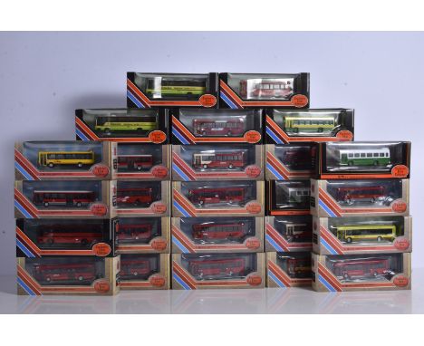 Exclusive First Editions Vintage and Modern London Region Single Deck Buses and Coaches, a boxed collection of 1:76 scale Lon