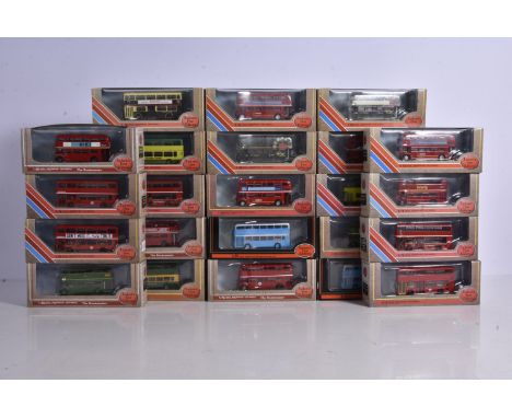 Exclusive First Editions Vintage London Region Double Deck Buses, a boxed collection of 1:76 scale London Transport, Green Li