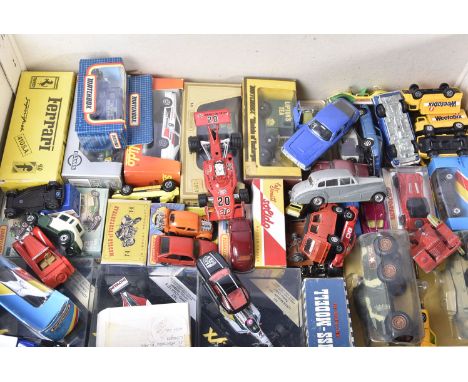 Various Diecast, including boxed models by Matchbox, Solido, Onyx, Gama, Idea3, Ziss, Tootsietoy, Majorette and others, in or