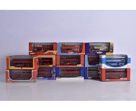 Creative Master Northcord Mainly London Region Double Decker Buses, a cased group all with card sleeves of modern 1:76 scale 