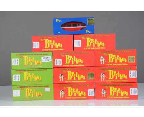 Britbus 1:76 Scale AEC Single Deck Buses, a limited edition bubble packed group all with card sleeves, comprises AEC Swift AS