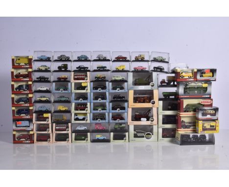 OO Scale Trackside Models By Corgi Oxford and Others, a cased/boxed collection of vintage 1:76 scale models, comprises Corgi 