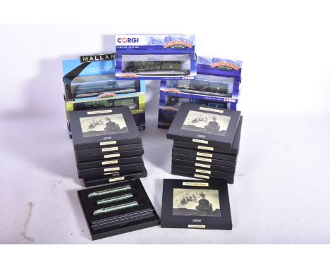 Atlas Editions Minitrains and Corgi Rail Legends,  a boxed collection includes Z Gauge Model Minitrains (15) and Corgi Rail L