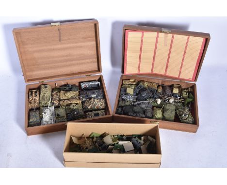 Large quantity of 1:72 00 Gauge  scale WW2 Figures and Vehicles, including German and British Tanks and various Types of mili