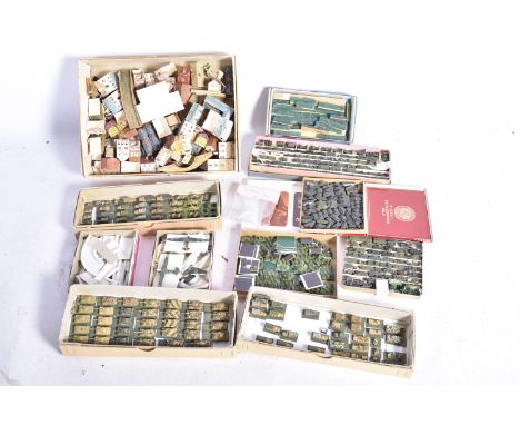 Large quantity of 1:300  scale Wargaming Figures and vehicles, including German, Panther, Tiger 1 and 11 PZ4 Csh 38, PZR 111,
