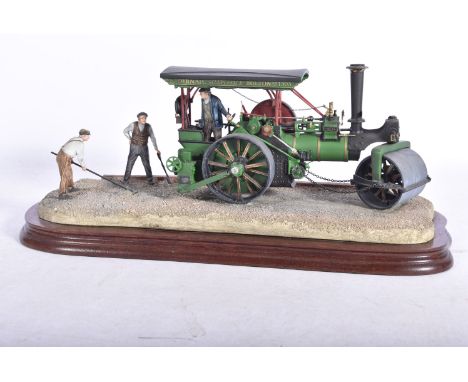 Border Fine Arts Steam Road Roller F Dibnah Steeplejack Bolton Betsy, a limited edition model B0663 steam road roller and wor