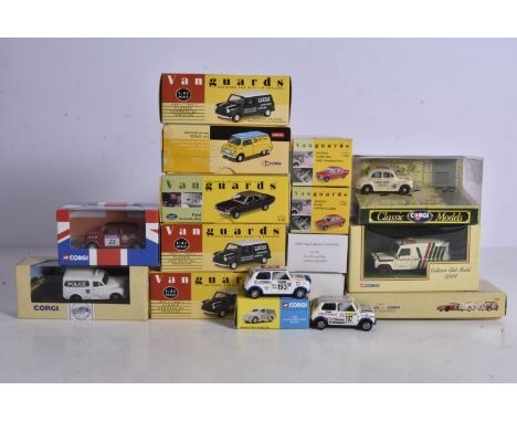 Corgi and Lledo Vanguards Diecast Cars and Vans, a mainly boxed collection of vintage vehicles, includes, Corgi 97708 Tour De