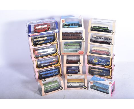 Diecast Buses 1:76 Scale, a mainly cased collection of vintage and modern single and double deck buses, comprises Creative Ma