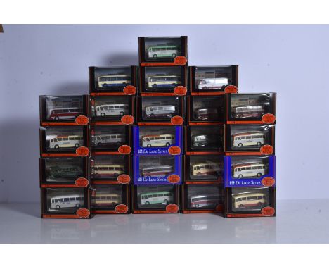 Exclusive First Editions Vintage Regional Single Deck Buses, a boxed collection of 1:76 scale models in various liveries from