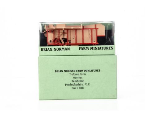 Brian Norman Farm Miniatures 1/32 scale limited edition farm model Ransomes Threshing Machine, in original box, VG nr mint mo