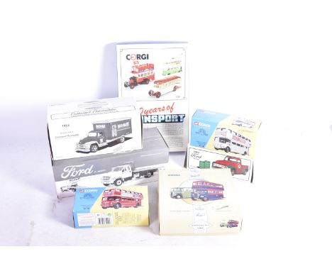 Modern Diecast Vehicles, a boxed collection of vintage commercial vehicles, comprises Corgi C89 60 Years of Transport, 97077 