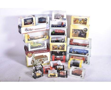 Oxford Diecast and Atlas Editions Commercial Vehicles,  a mainly cased collection all with card sleeves, of vintage and moder