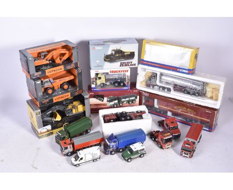 Modern Diecast Commercial and Construction Vehicles,  mainly 1:50 scale or similar vintage and modern vehicles, includes Boxe