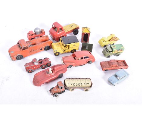 Pre-war and Later Playworn Diecast and Other Vehicles, various vintage private, commercial and competition models includes To