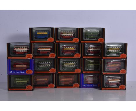 Exclusive First Editions Vintage London Region Double Deck Buses, a boxed collection of 1:76 scale London Transport, Green Li