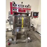 PACK WEST CENTURION 200 4 STATION TORQUER & #12 STAINLESS STEEL LID ELEVATOR/SORTER/FEED